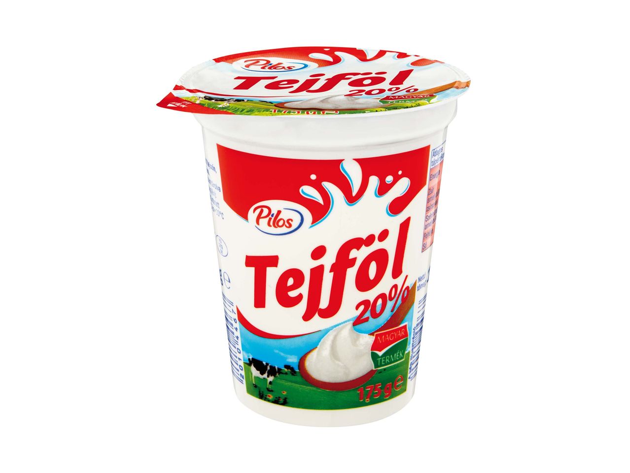 Pilós Tejföl 20%: magyar tejföl.
