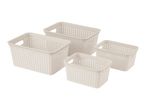W5 Beige Storage Basket Set - Set of 4