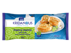 4 Eridanous Greek style pastry swirls with leek and cheese filling, frozen.