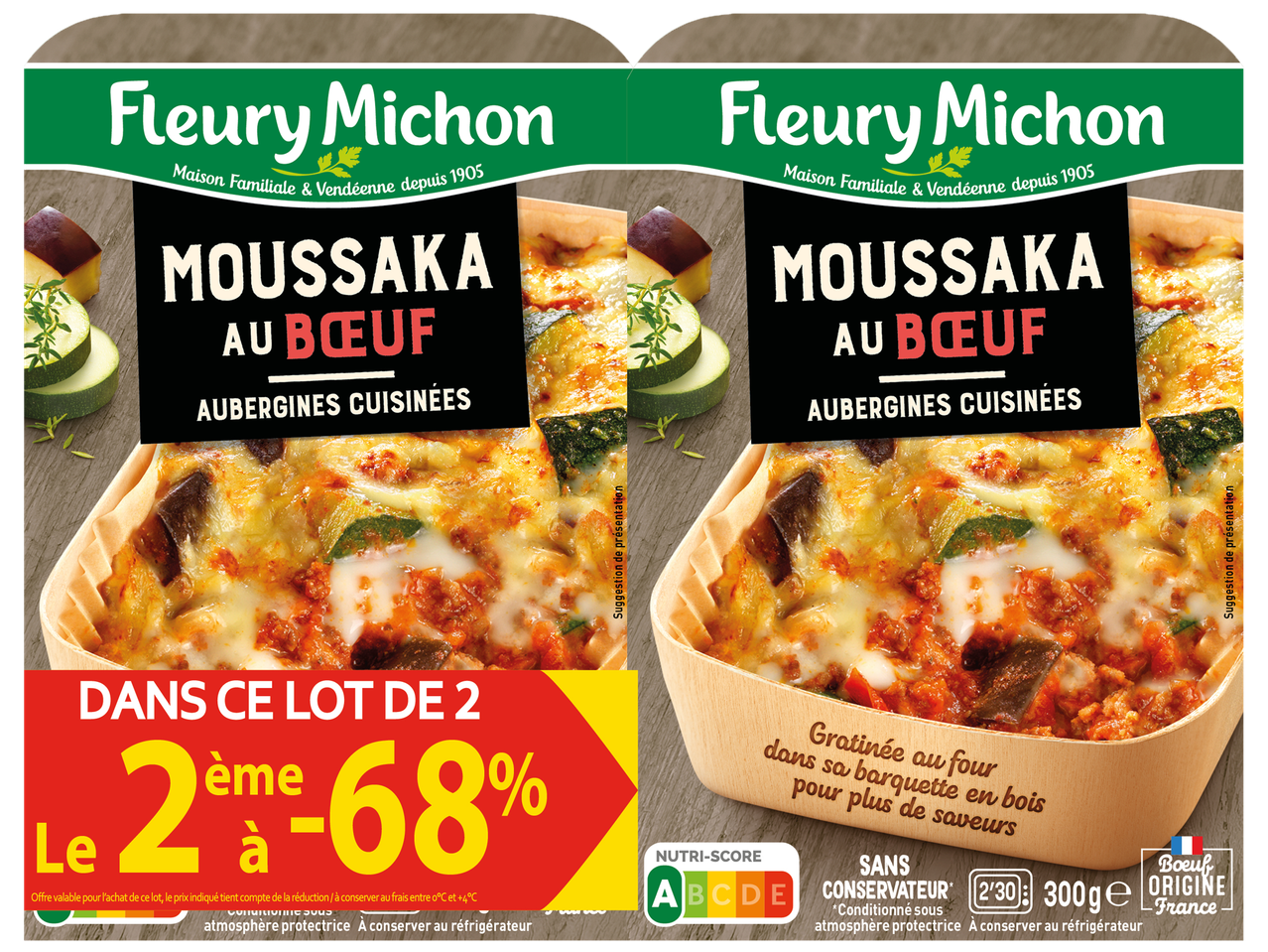 Moussaka bœuf aubergine