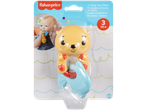 Fisher-Price Teething Time Otter rattle for 3m+ babies, BPA-free.