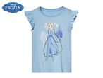 Light blue Disney Frozen girls' t-shirt featuring Elsa.