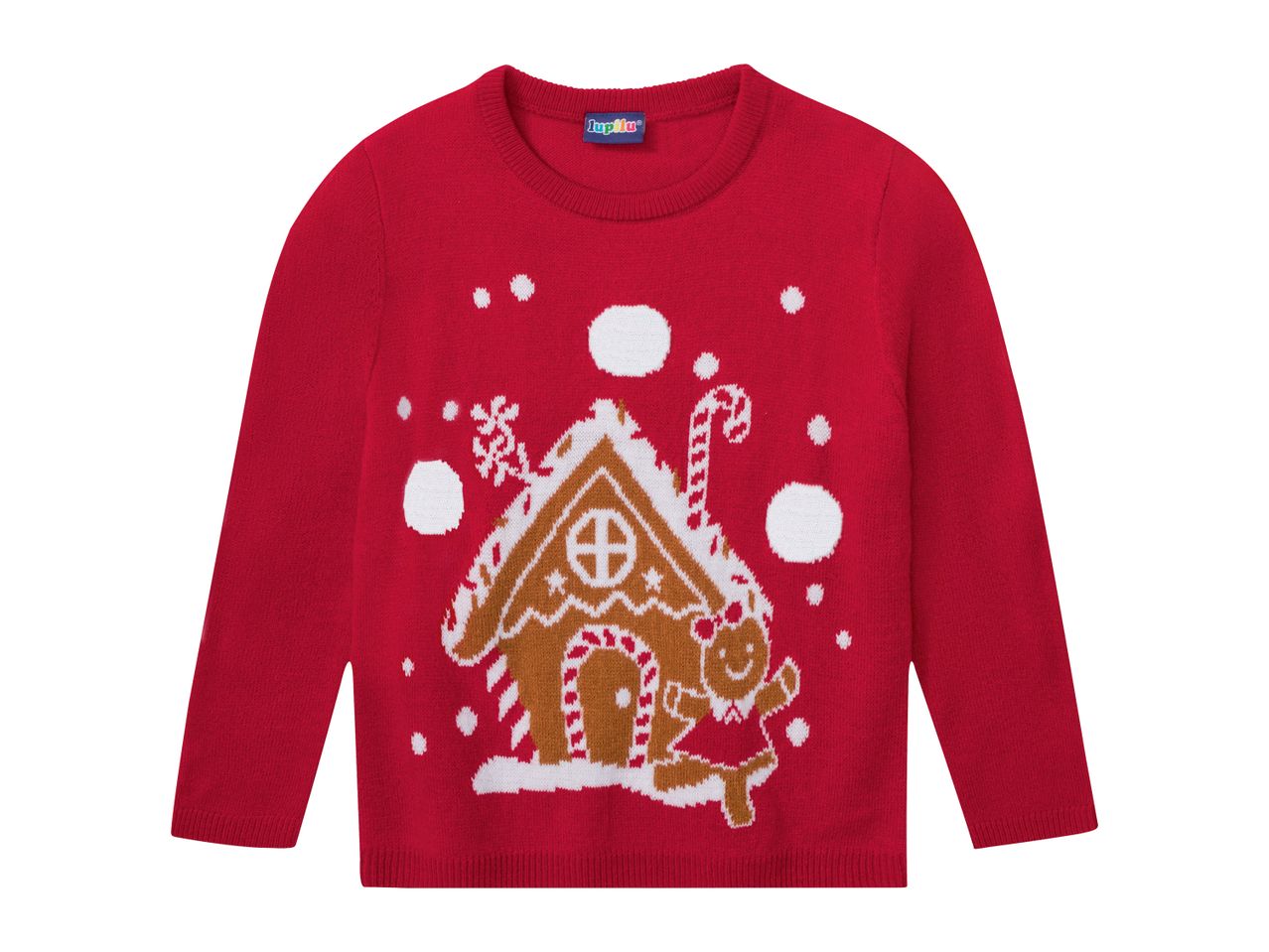 Go to full screen view: Lupilu Younger Kids’ Light-Up Christmas Jumper - Image 3