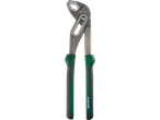 Parkside water pump pliers with green handles.