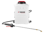 Pulverizator cu acumulator Parkside Performance® 20 V, tip rucsac, cu lance de pulverizare.
