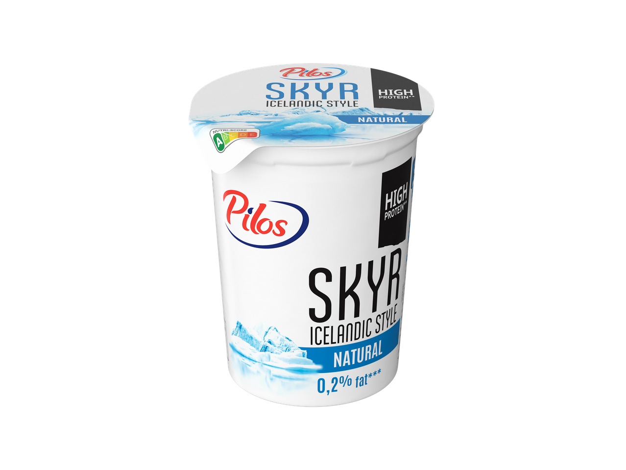 Pilos Skyr: Islandski jogurt, naraven, visok delež beljakovin.