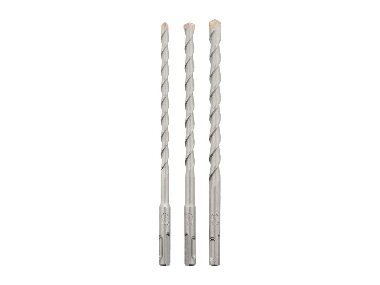 Parkside SDS-Plus Long Hammer Drill Bits - 3 Pieces