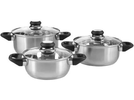 Nemesacél főzőedény készlet