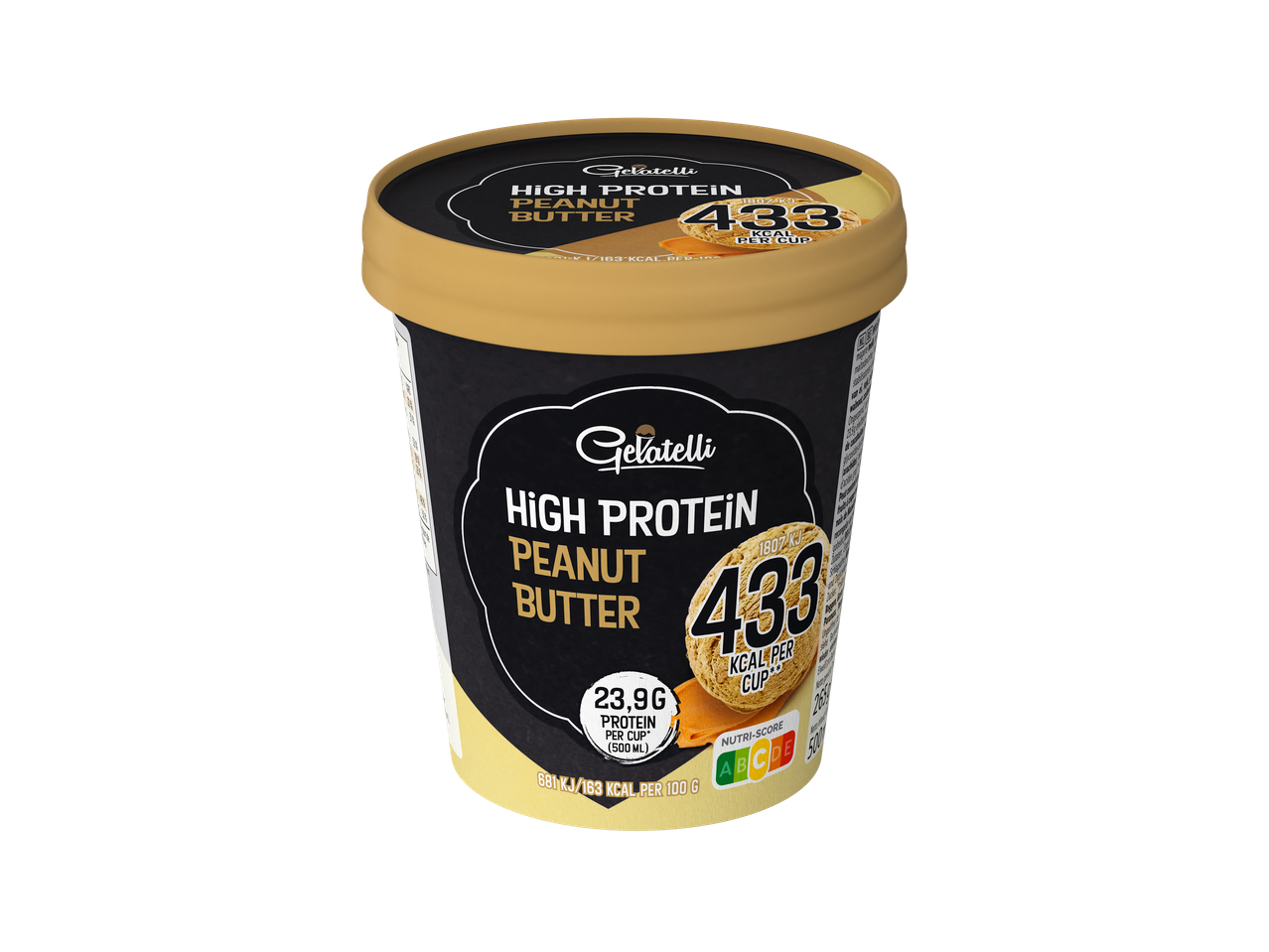 Gelatelli hoog eiwit pindakaas.