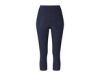 Navy blue cycling capris.