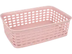 Cesto trançado rosa Jes Collection® para uso doméstico