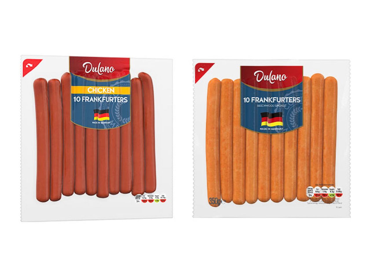 Dulano Frankfurter Sausages.. LidlPlus price