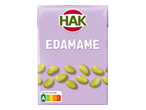 Paarse verpakking met edamamebonen en Nutri-Score A.