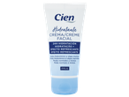 Creme facial hidratante Cien com ácido hialurônico e algas marinhas.