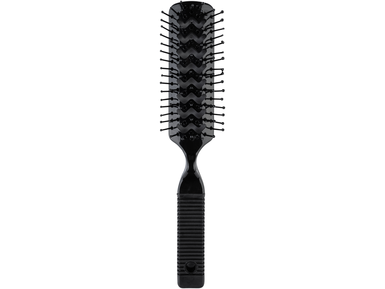 Cien® Beauty, escova de cabelo preta com cabeça ventilada e cabo ergonómico.