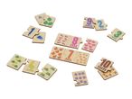 Wooden number puzzles with matching picture pieces for counting from 1 to 10.
