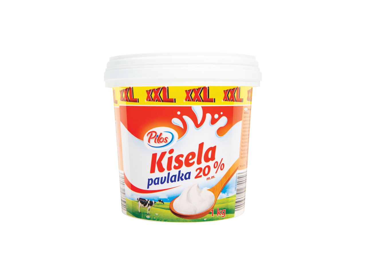 Tegla Pilos Kisela pavlaka 20% m.m. od 1 kg.