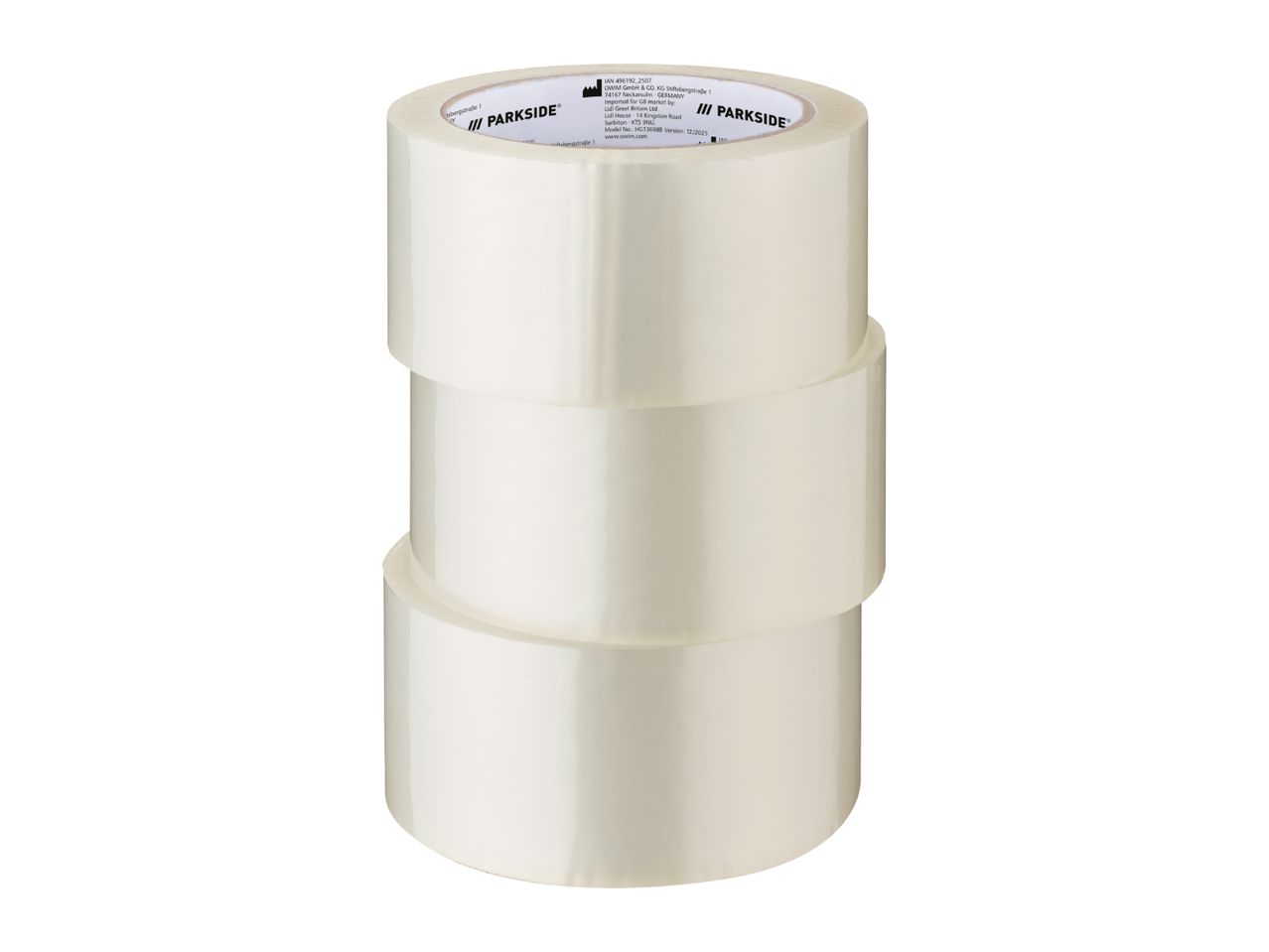 Parkside Clear Packing Tape Set - 3 Pack