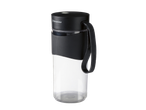 Blender de smoothie Silvercrest® cu capac și mâner negru.