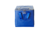 Mala térmica azul LIVARNO HOME, 30 L, com fecho e alças.
