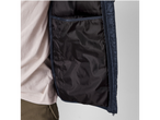 Casaco leve masculino com forro interno preto e bolso.