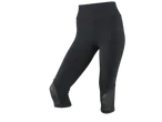 Corsaire de fitness CRIVIT noir pour femme avec détails en maille