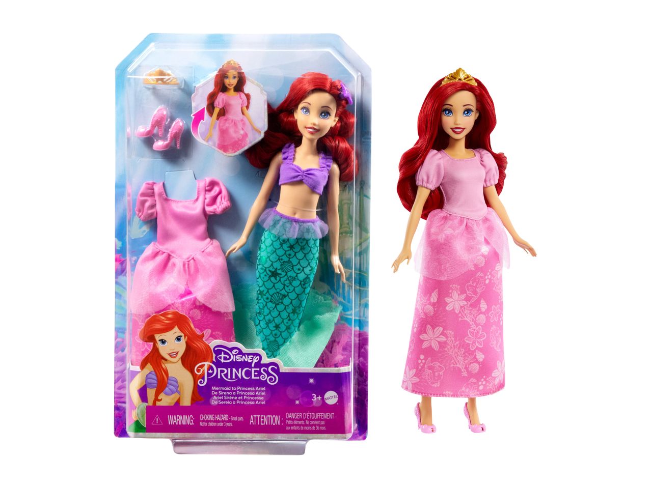 Go to full screen view: Disney Princess Ariel Doll - Image 2