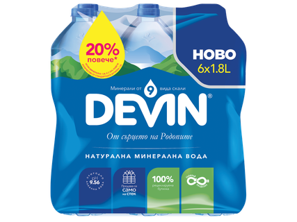 DEVIN Минерална или изворна вода
