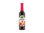 A bottle of Łowicz Strawberry syrup.