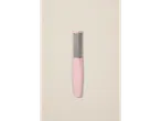 Pink foot file with metal surface.