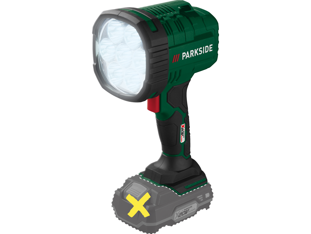 PARKSIDE® Akumulatorowa lampa ręczna LED 20 V