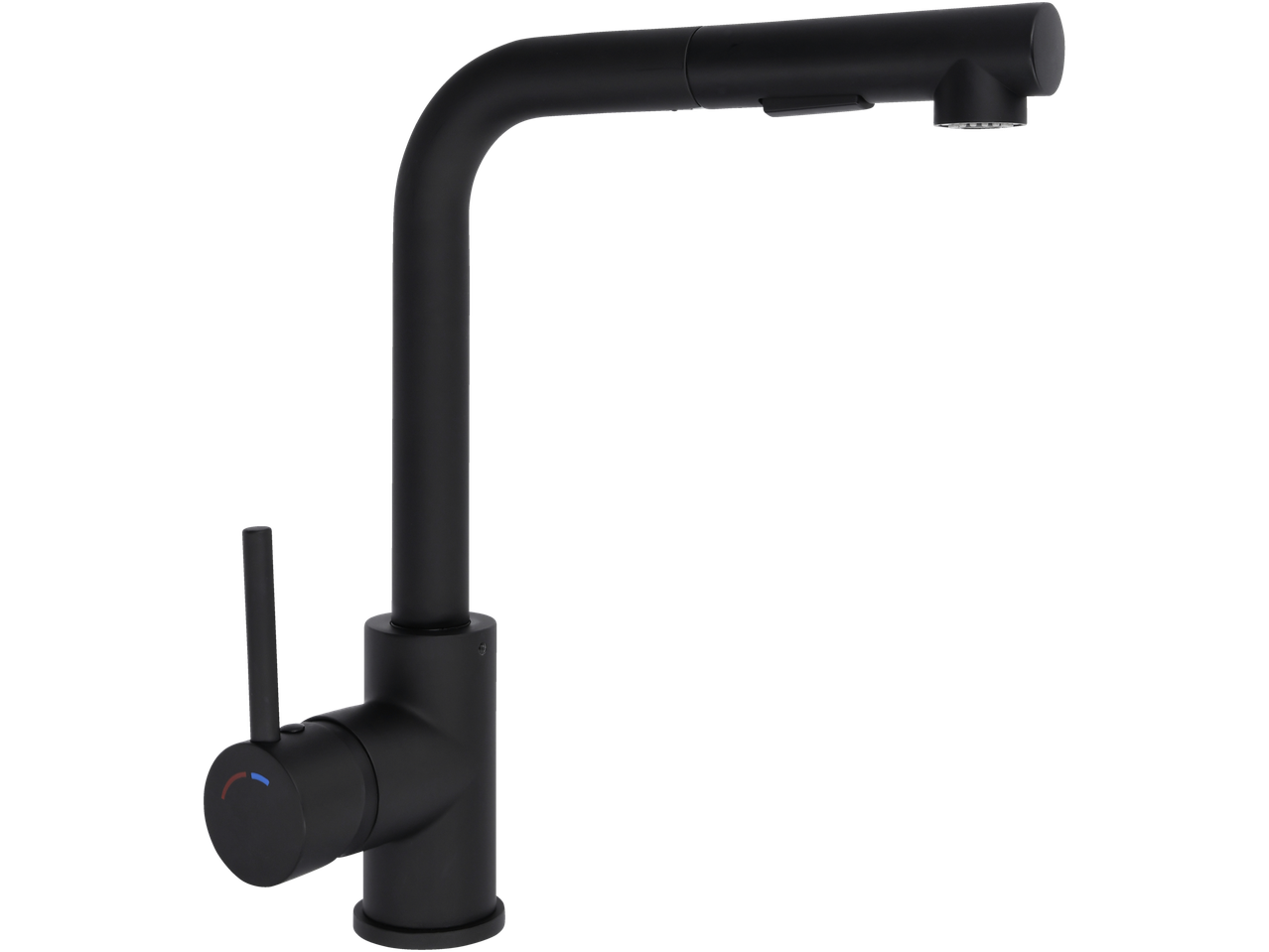 LIVARNO köögisegisti mattmusta värvi, väljatõmmatava dušiga