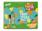 Veganistische fruitsticks met mangosmaak, 8 stuks, zonder toegevoegde suikers en rijk aan vezels.