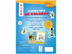 Carte de colorat cu personaje din desene animate Albițuța Maya, cu multe stickere colorate.