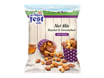 Alpenfest Sweetened Nuts product packaging with roasted and caramelised nut mix.