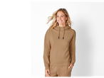 Esmara® ladies' premium brown sweatshirt with a horse and rider embroidery