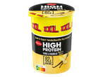 Milbona High Protein iogurte de quark e baunilha com 62g de proteína.