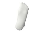White foot-shaped sock