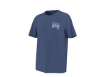 Tricou de pijama bărbătesc ESMARA MEN, albastru, cu text 'CALL IT A DAY'.