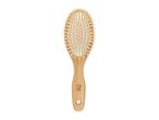 A wooden hairbrush with a light-colored handle and bristles, featuring the brand 'Cien BEAUTY'.