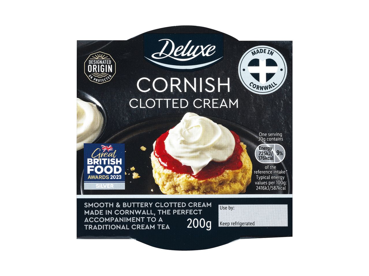 Go to full screen view: Deluxe Cornish Clotted Cream - Image 1