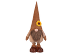 LIVARNO home Decorative Gnome with a brown hat and sunflower