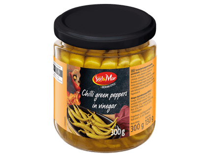 Savanyított zöld pepperóni paprika