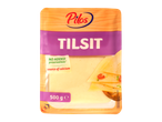 Pilos Brânză feliată Tilsit, pachet de 500g, fără conservanți adăugați, sursă de calciu.