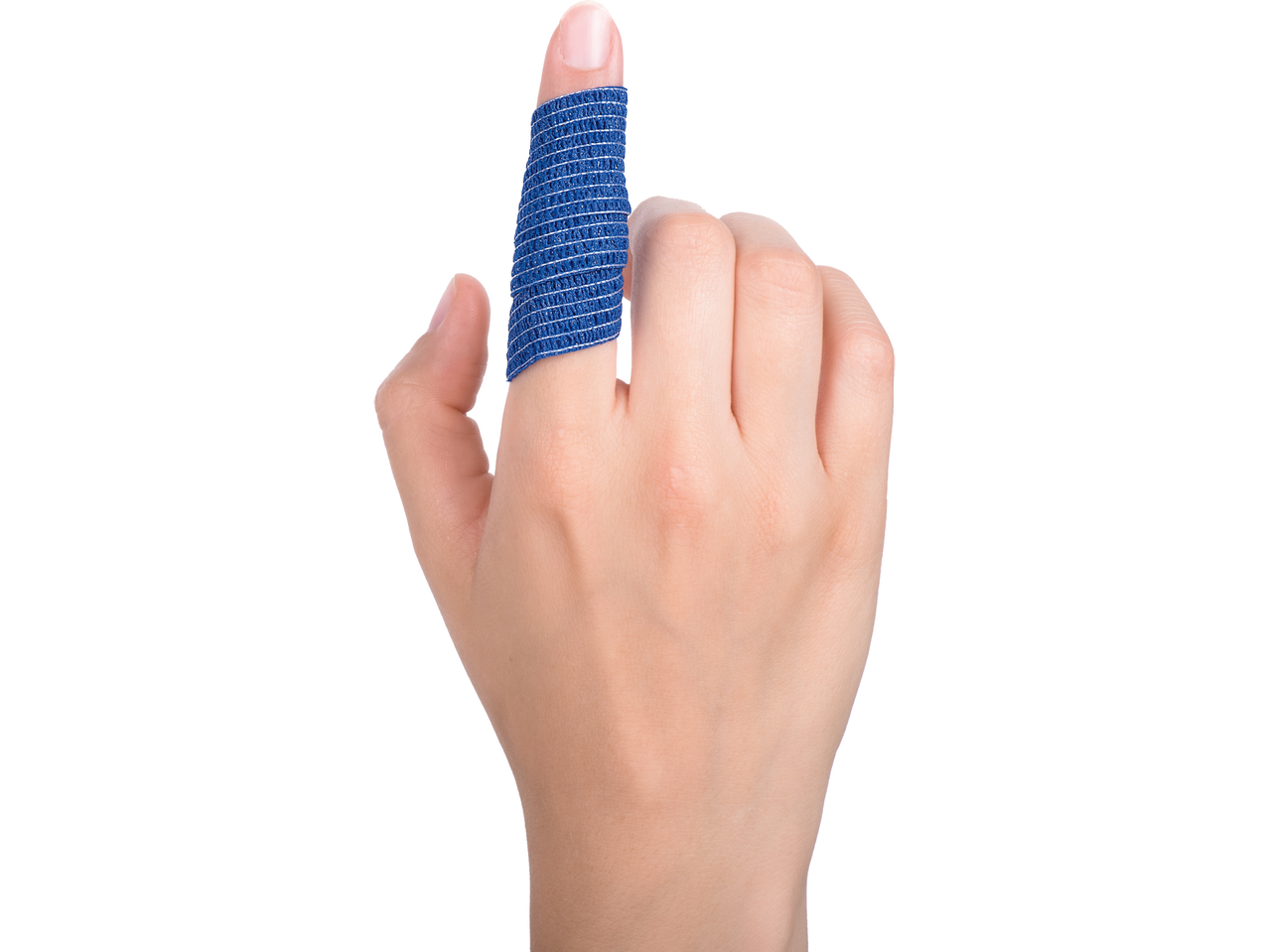 Deget cu bandaj albastru Sensiplast®