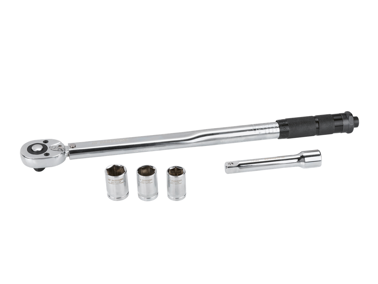 PARKSIDE set moment ključa sa nasadnim ključevima i produžetkom.