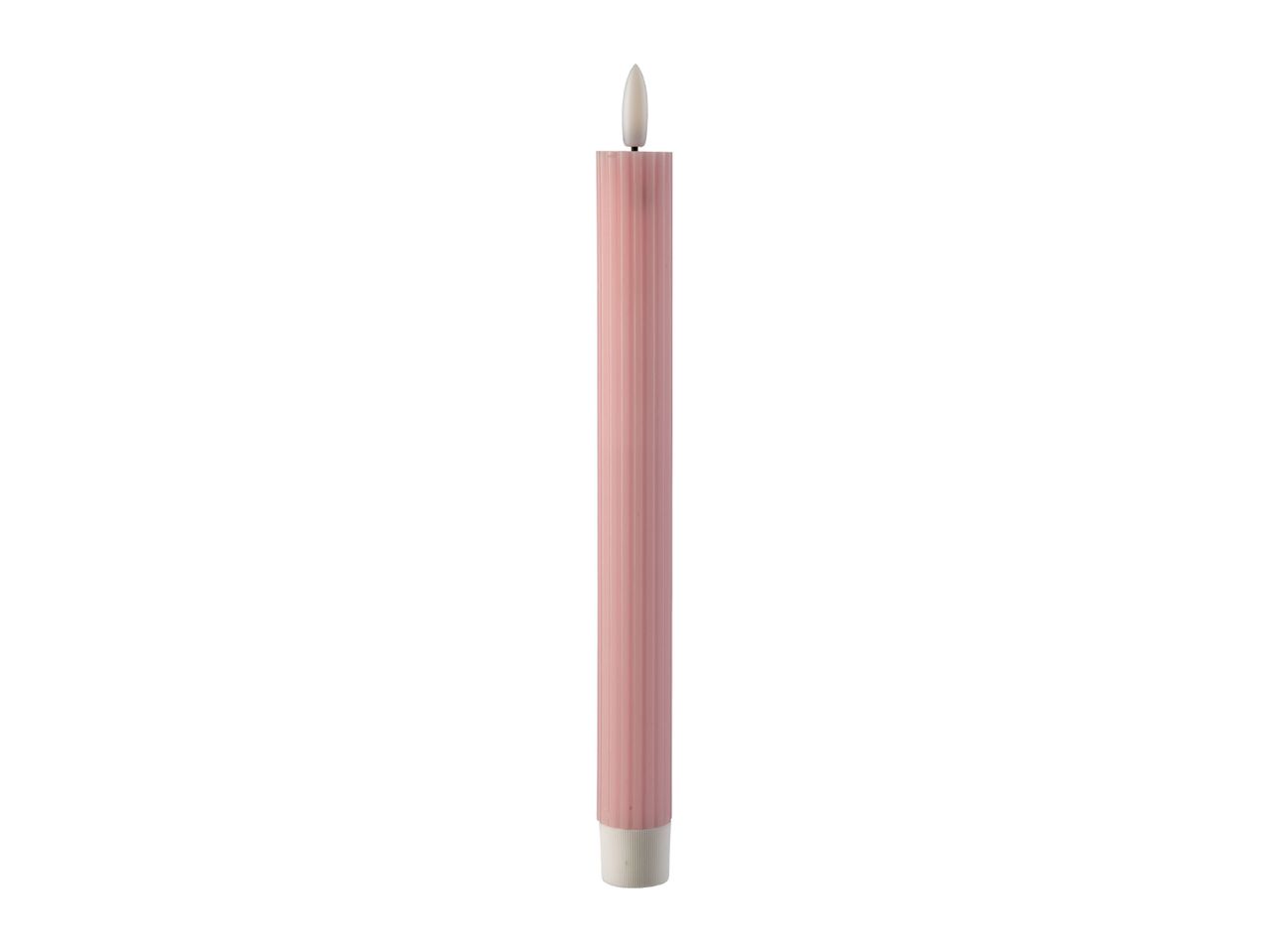 Go to full screen view: Livarno Home LED Real Wax Candles - 2 Pack - Pink - Image 3
