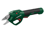 Foarfecă electrică de tăiat Parkside PGSA 14 A1 în verde închis și negru.
