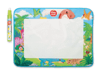 Dino-Wassermalunterlage mit Stift.