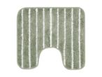 Green striped toilet pedestal mat